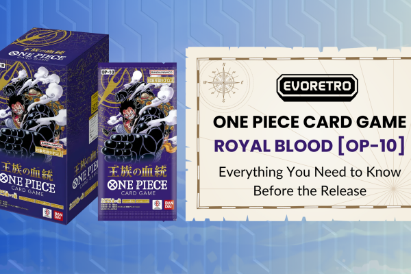 One Piece Card Game Royal Blood [OP-10] booster box featuring Gear 5 Luffy. Everything you need to know before release.